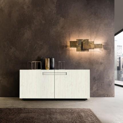 Solna White Wood Laminate 8x4 ft High Gloss 1 mm - 922 SMR