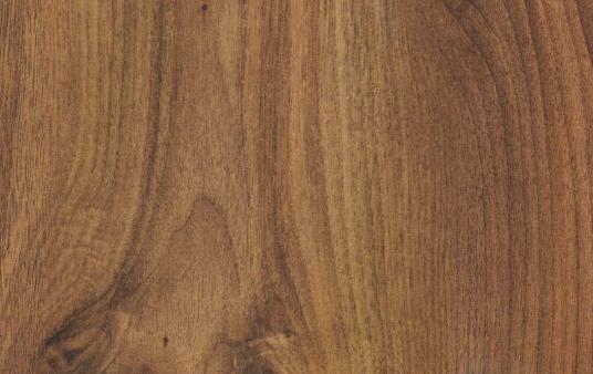 Brown wood grain laminate with textured finish and visible wood pattern and grain details.