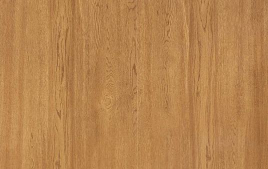 Brown wood grain laminate with textured finish and natural grain pattern.
