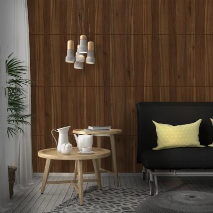 Lyon Walnut Wood Laminate 8x4 ft High Gloss 1 mm - 929 SMR