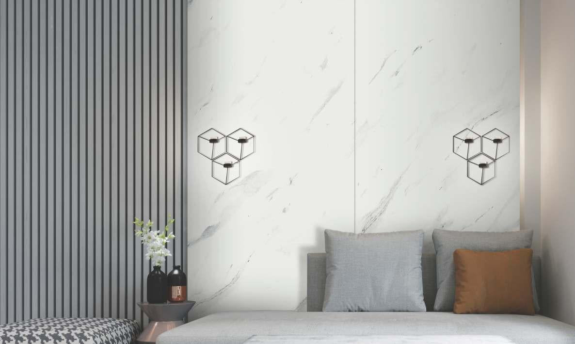 Alabaster Flow Marble & Stone Laminate 8x4 ft Matte 1 mm - 9303 SMS