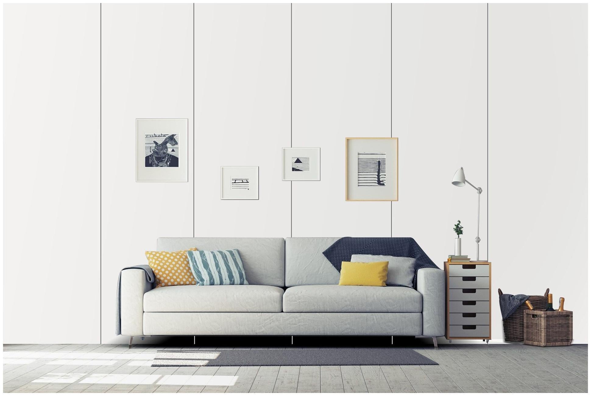 Simply White Plain Laminate 8x4 ft High Gloss 1 mm - 93504 NGL