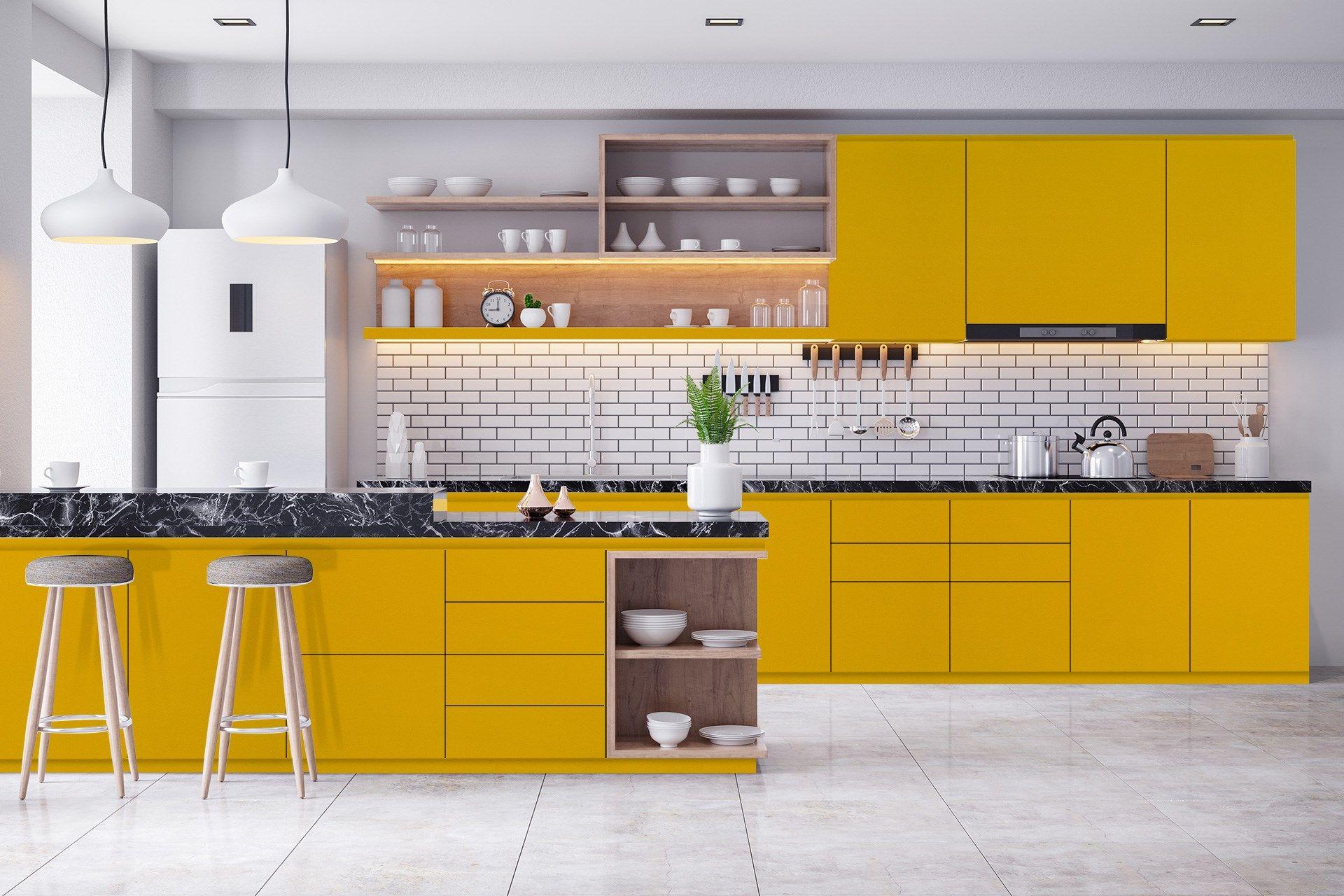 Sunset Plain Laminate 8x4 ft High Gloss 1 mm - 93613 NGL