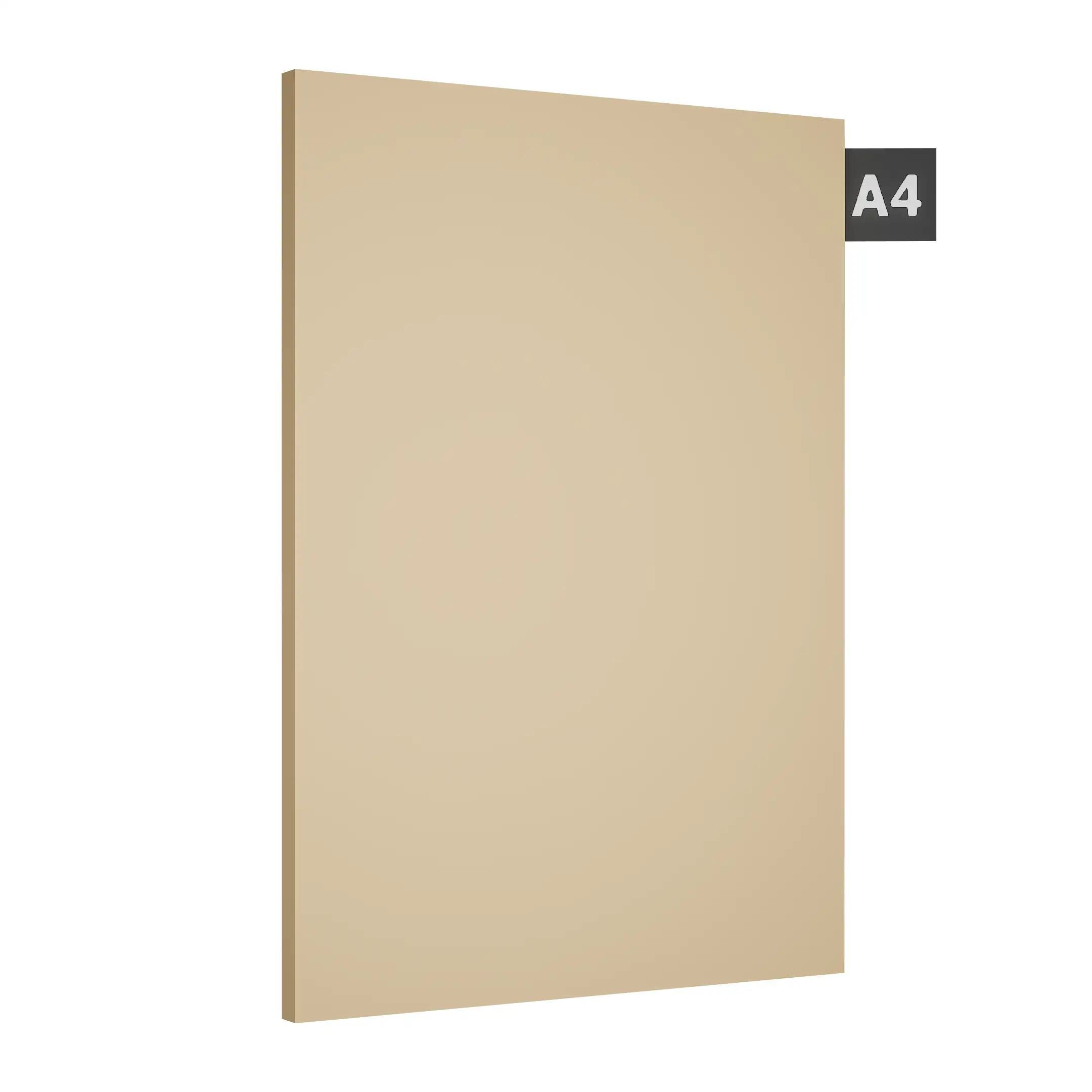 Champagne Plain Laminate 8x4 ft High Gloss 1 mm - 9502 SHG