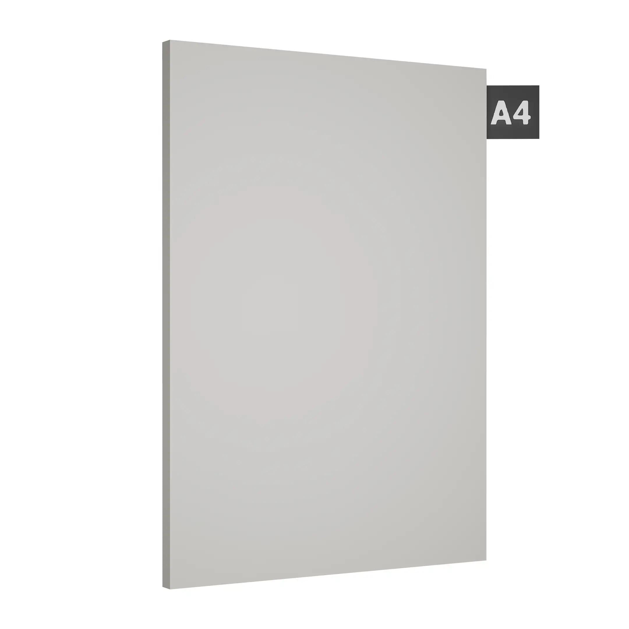 Light Grey Plain Laminate 8x4 ft Suede 1 mm - 9512 SF