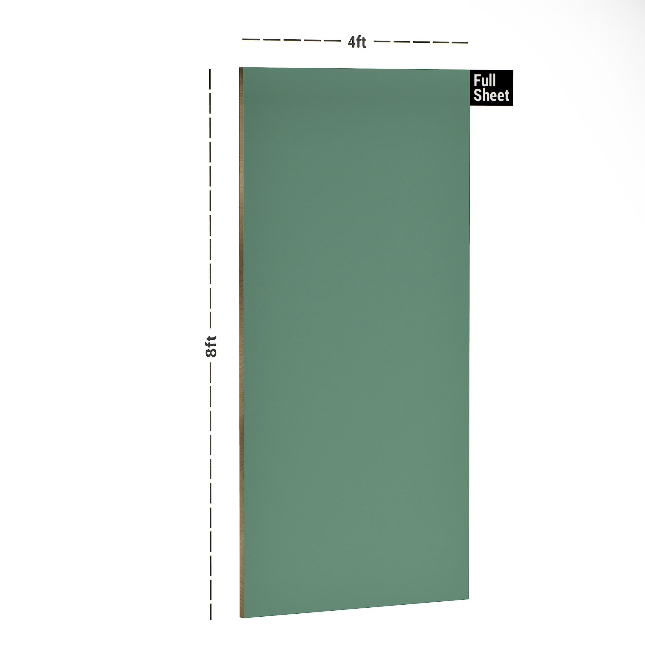 Turquoise Green Plain Laminate 8x4 ft Texture 1 mm - 9543 SLR