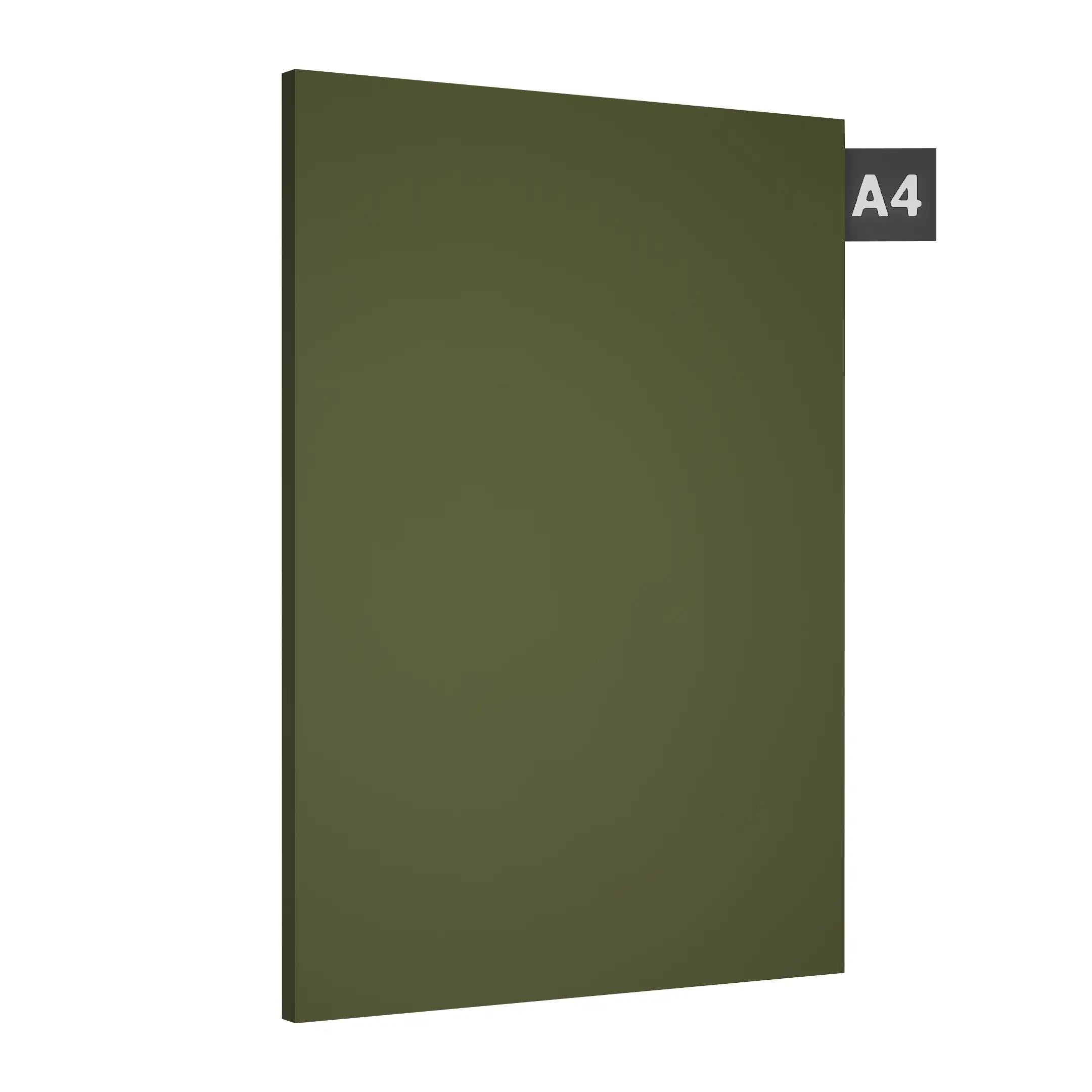 Perriot Green Plain Laminate 8x4 ft High Gloss 1 mm - 9544 SHG