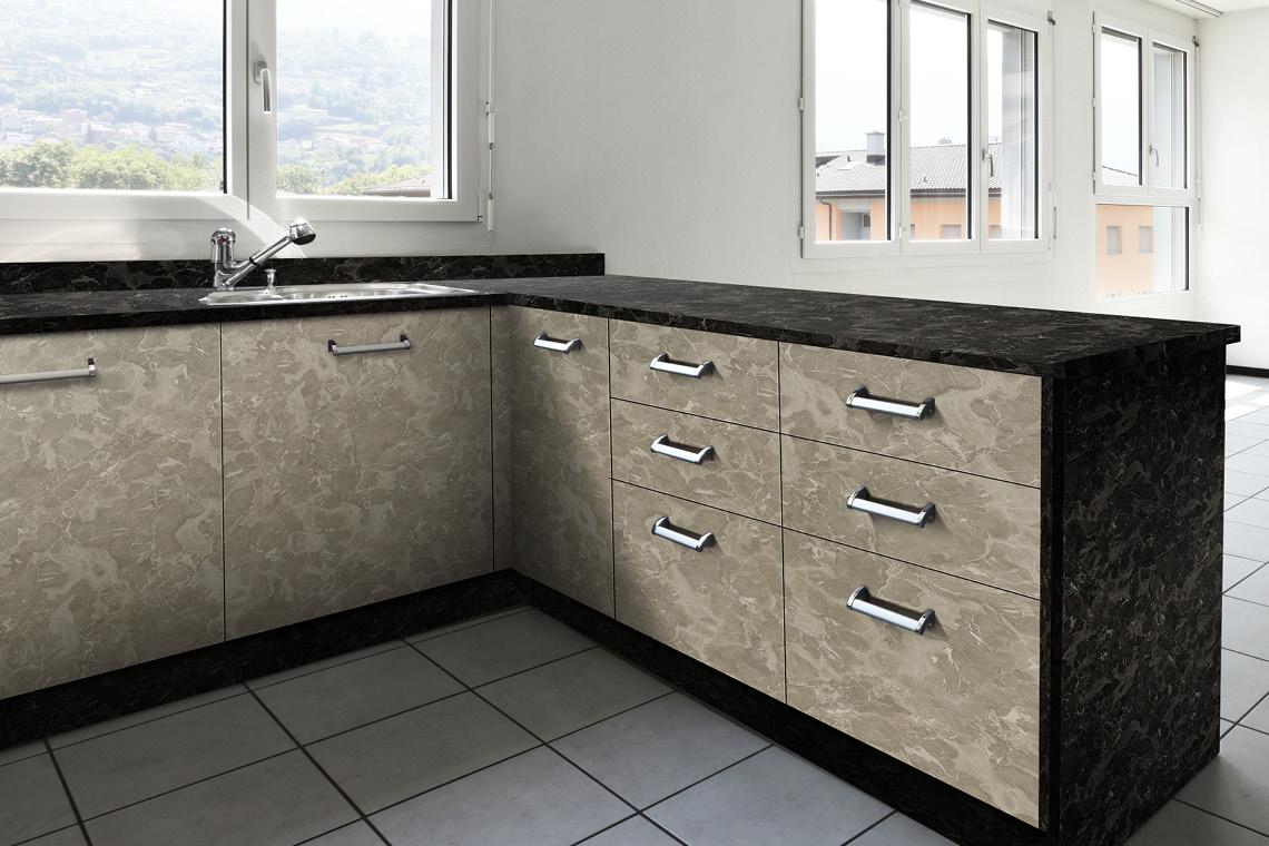 Story Marble & Stone Laminate 8x4 ft Texture 1 mm - 9601 PU