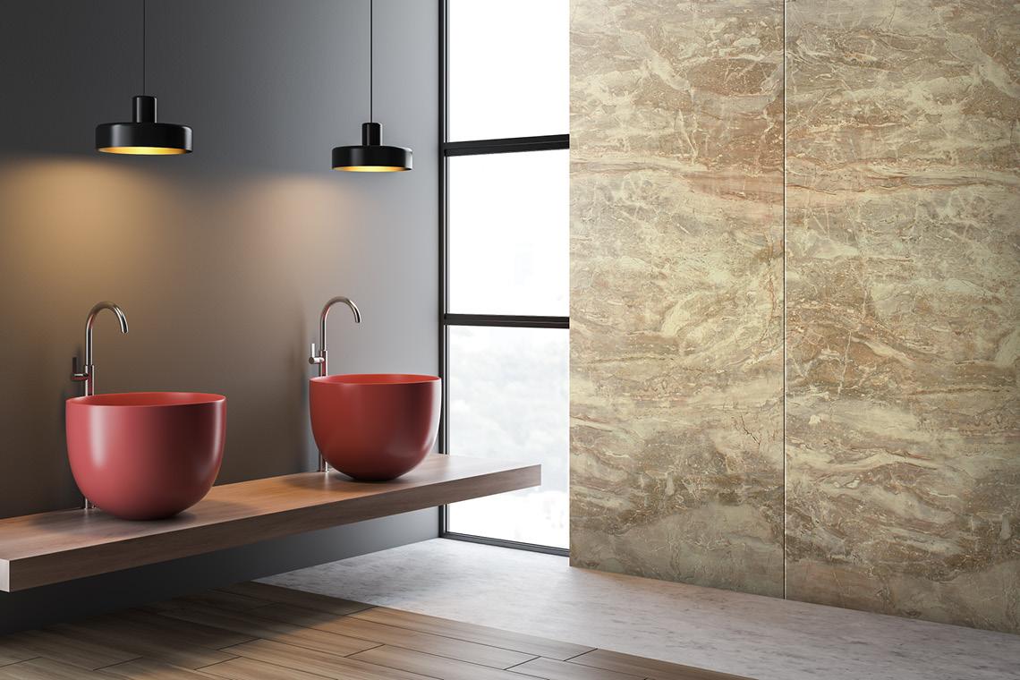 Story Marble & Stone Laminate 8x4 ft Texture 1 mm - 9605 PU