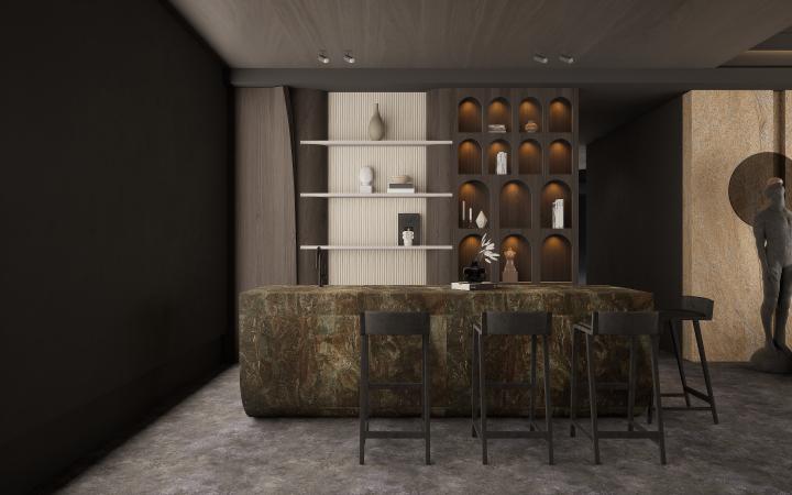 Euclid Grey Marble & Stone Laminate 8x4 ft Texture 1 mm - 9607 PU