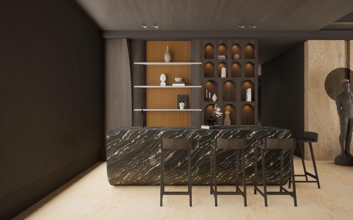 Story Marble & Stone Laminate 8x4 ft Texture 1 mm - 9613 AGM