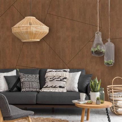 Egyptian Orange Wood Laminate 8x4 ft Suede 1 mm - 968 SF