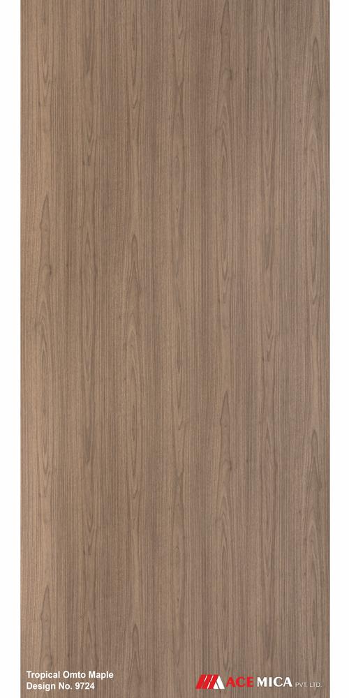 Tropical Omto Maple Wood Laminate 10x4 ft Texture 1 mm - 9724 VNR