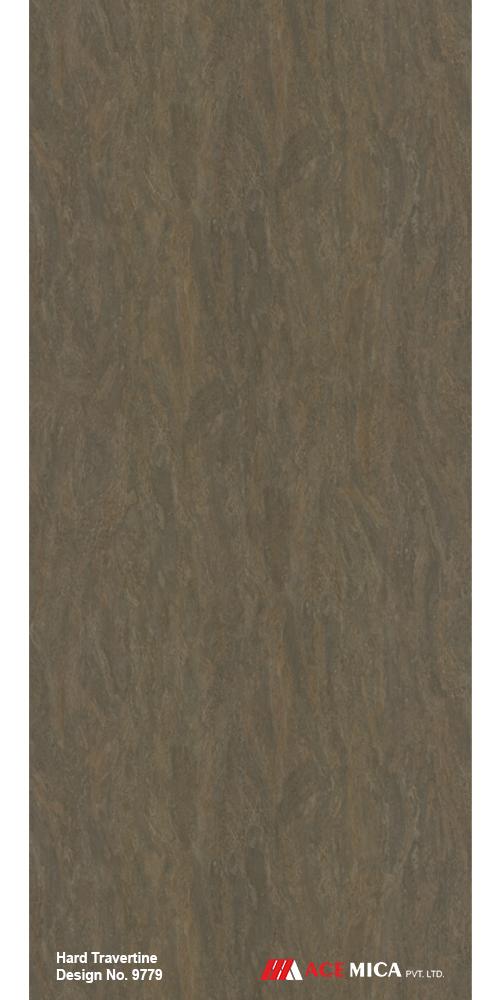 Hard Travertine Marble & Stone Laminate 10x4 ft Texture 1 mm - 9779 SLA