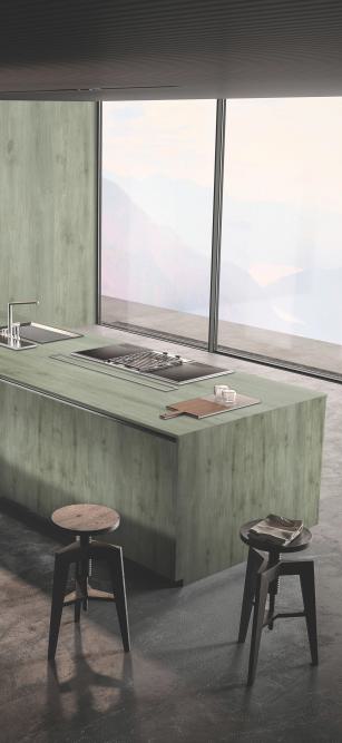 Denson Fall Oak Wood Laminate 8x4 ft Texture 1 mm - 9781 SM