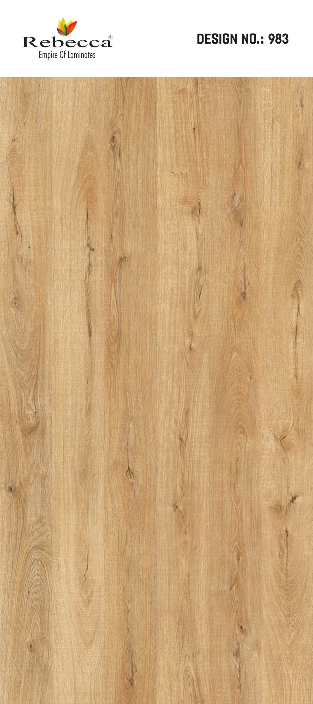 Freijo Pine Wood Laminate 8x4 ft Texture 1 mm - 983 SV