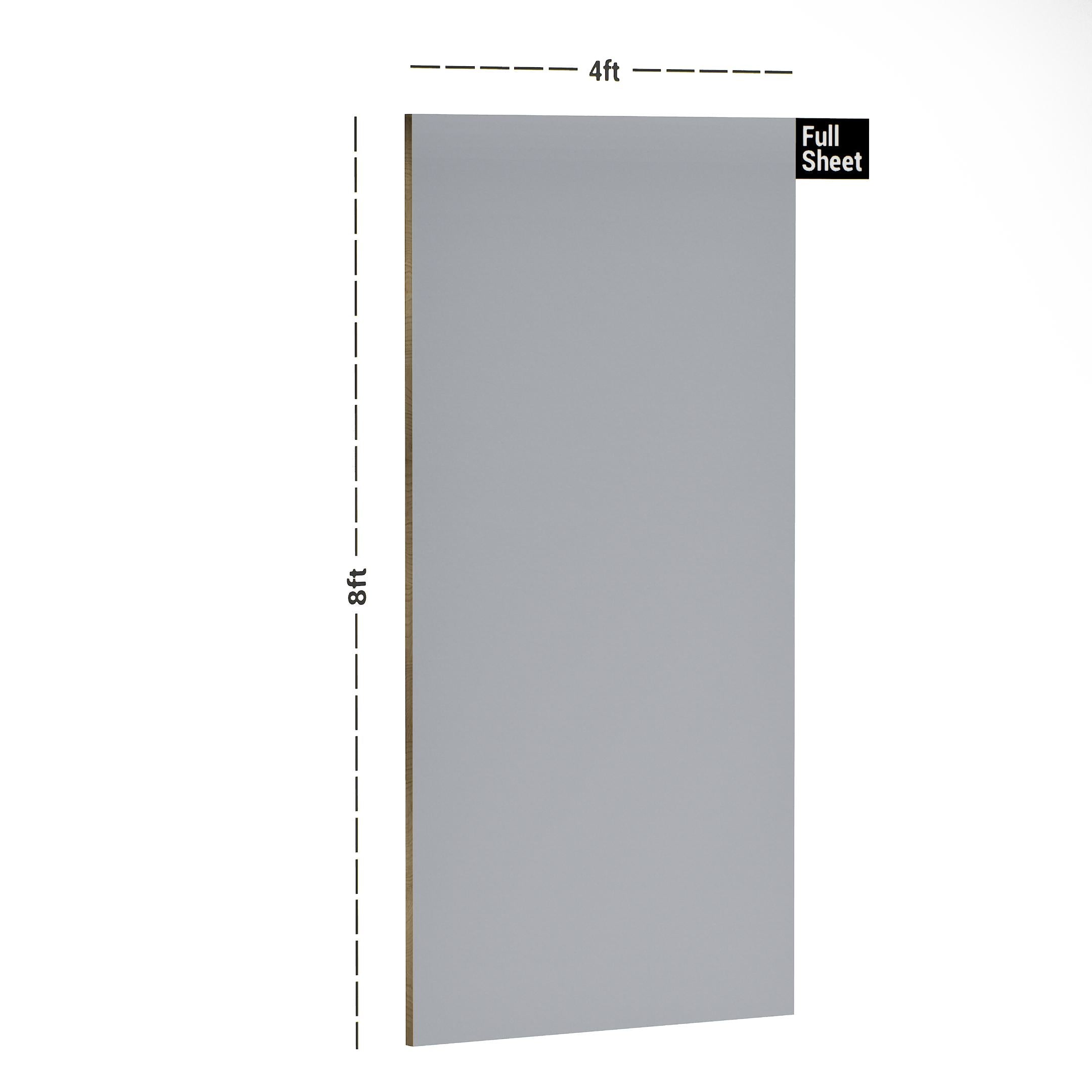 Pure Grey Plain Laminate 8x4 ft Matte 1 mm - 9904 SMT