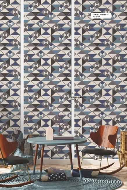 Finn Azure Designer Laminate 8x4 ft Texture 1 mm - AD 008