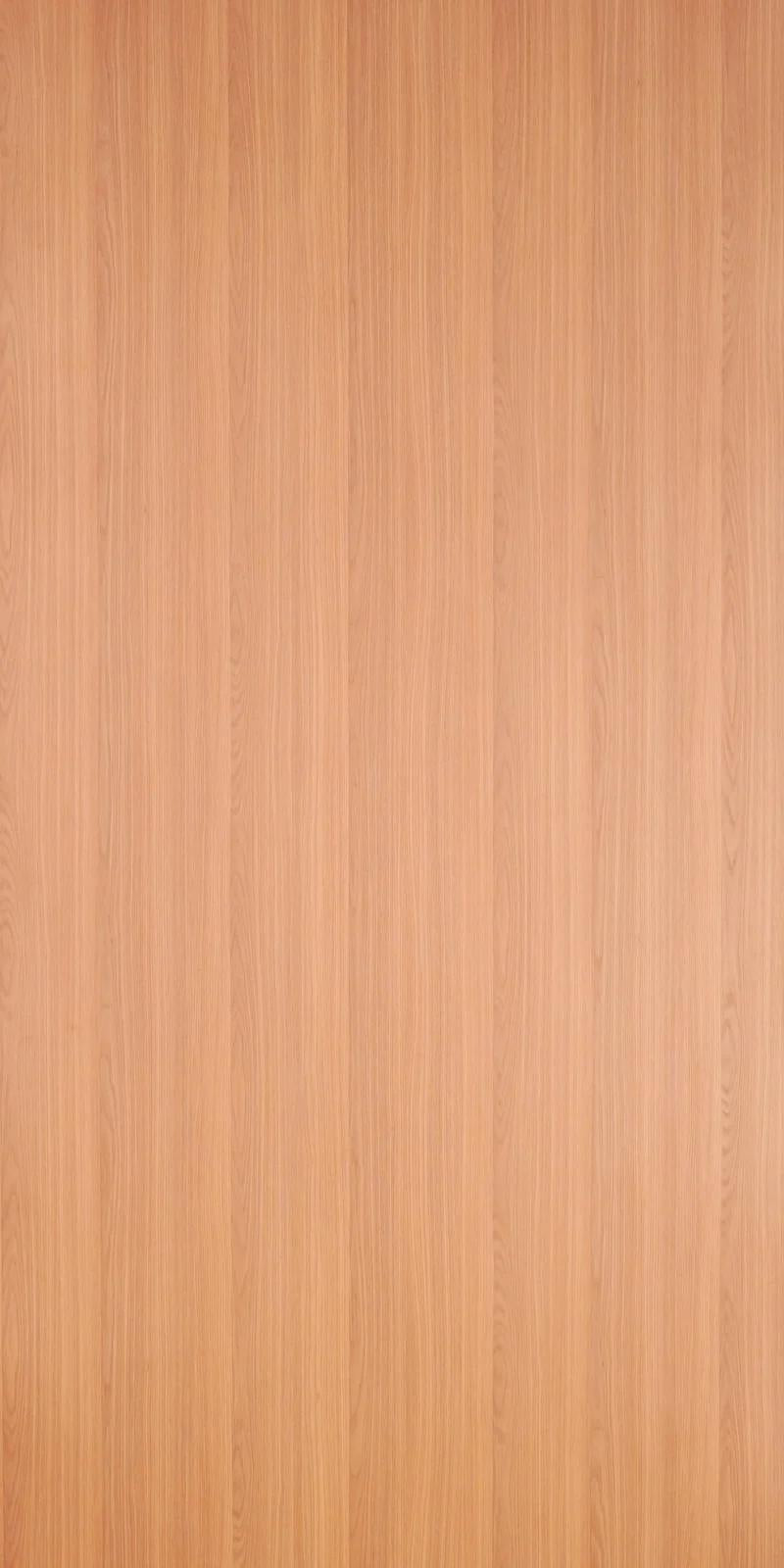 Brown wood grain laminate with textured finish and vertical wood pattern