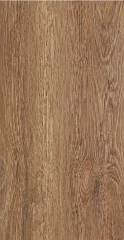 Brown wood grain laminate with textured finish and visible wood pattern details.