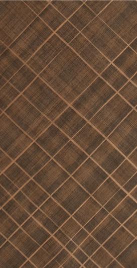Brown wood laminate texture with diagonal wood grain pattern and grid lines, showing textured finish and wood appearance.