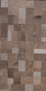 Brown wooden louver panel with varied wood grain texture and rectangular pattern in different shades of brown and grey tones.