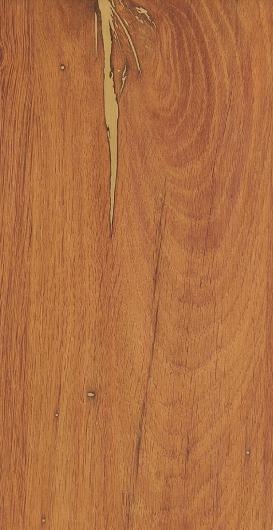 Brown wood grain laminate with textured finish and visible wood pattern and natural imperfections