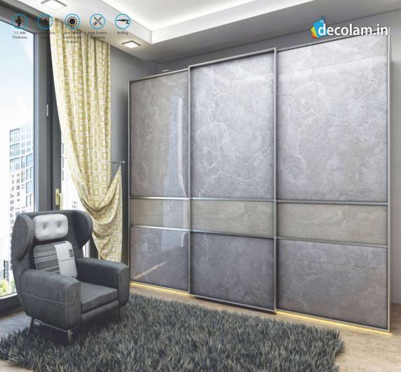 Copper Rock Marble & Stone Laminate 8x4 ft High Gloss 1.5 mm - ARC 9634