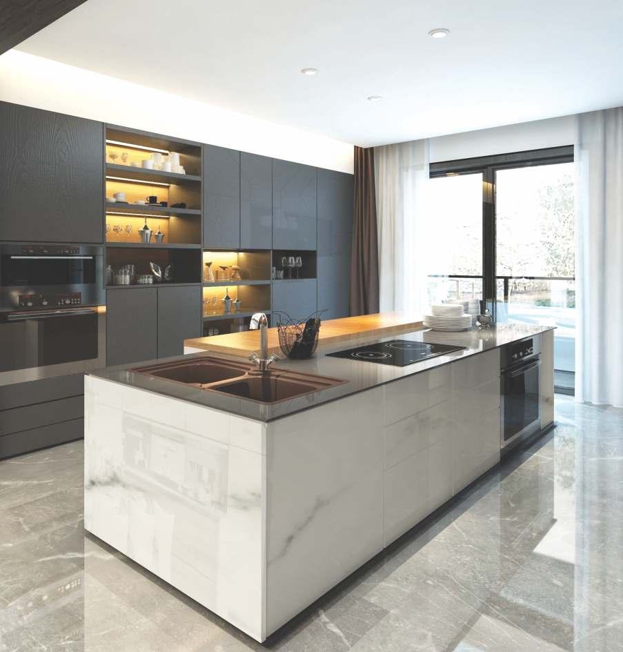 Alberica Marble & Stone Laminate 8x4 ft Glossy 1.5 mm - AR 3001