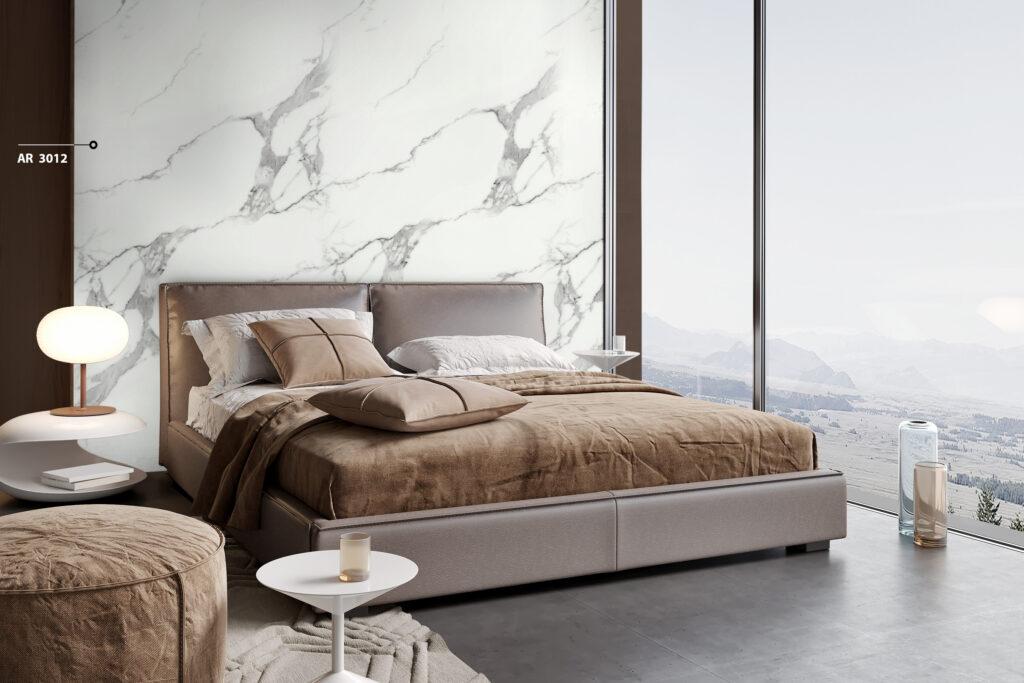 Tremble Marble & Stone Laminate 8x4 ft High Gloss 1.5 mm - AR 3012
