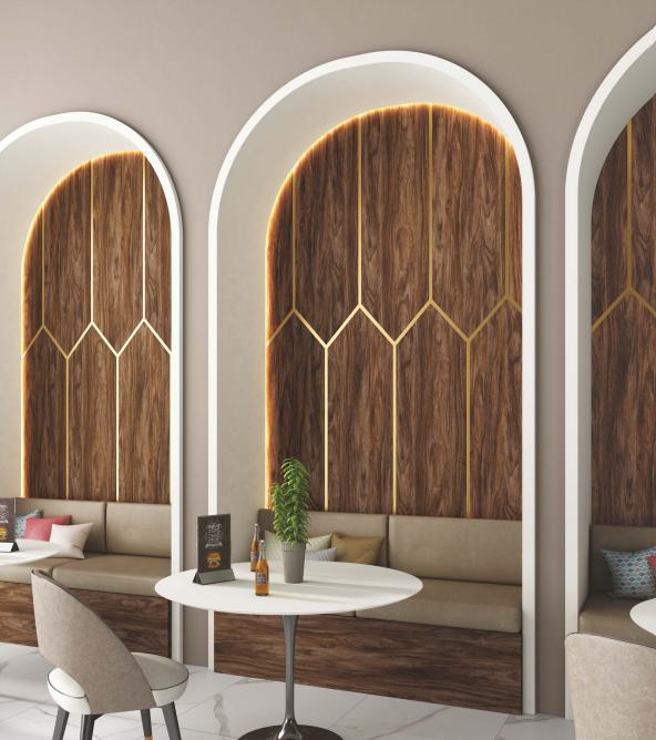 Veneer Fiesta Wood Laminate 8x4 ft Texture 1 mm - AW 1509