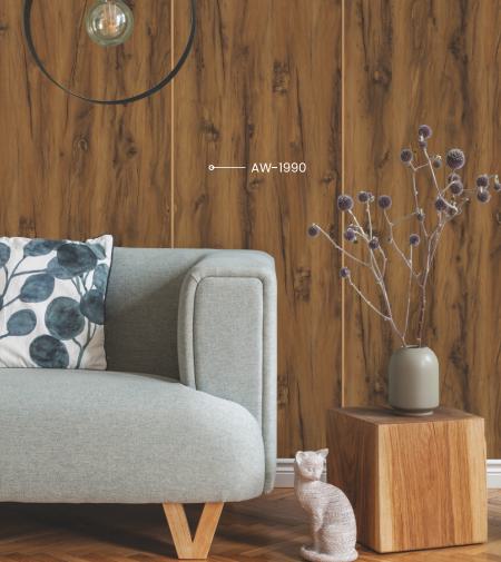 American Cedar Wood Laminate 8x4 ft Texture 1 mm - AW 1990