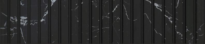 & Stone Laminate 8x4 ft High Gloss 3 mm - Black Marble