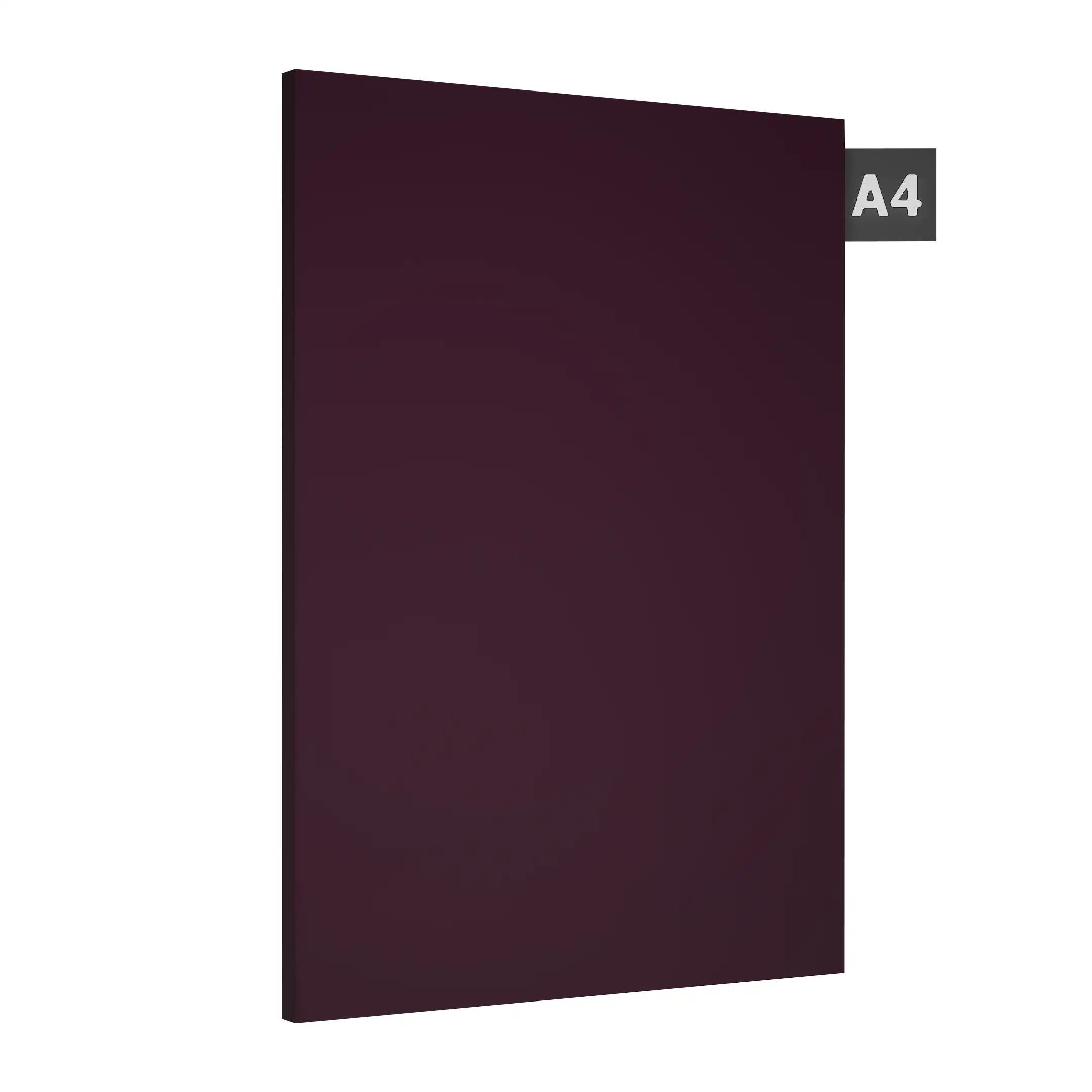 Black Currant Plain Laminate 8x4 ft High Gloss 1 mm - CC HG