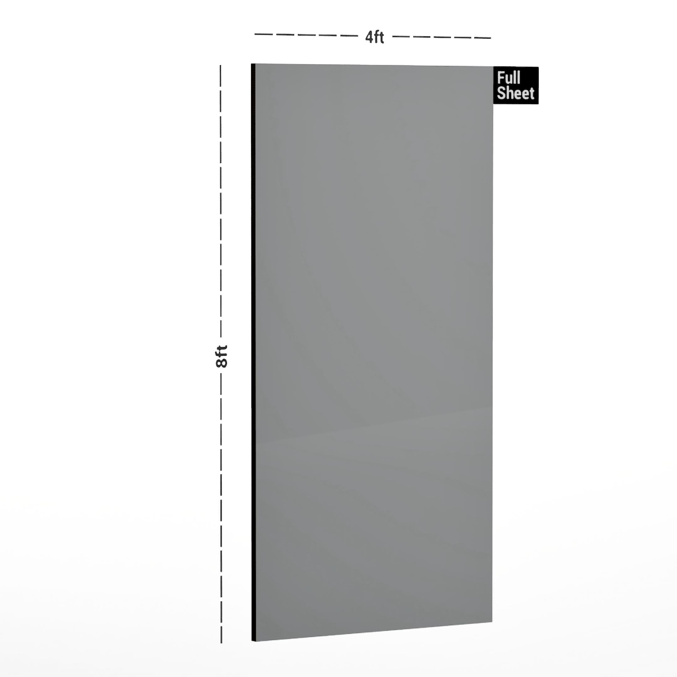 Grey Metallic The One Plain Laminate 8x4 ft Texture 1 mm - CF 5062