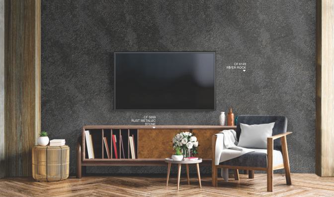 River Rock Marble & Stone Laminate 8x4 ft Texture 1 mm - CF 6149