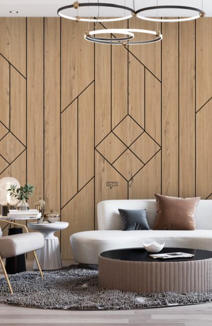 Dolce Walnut Wood Laminate 8x4 ft Texture 1 mm - CL 711