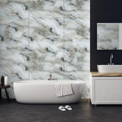 Ivory Onyx Marble & Stone Laminate 8x4 ft Texture 1 mm - CRN 49