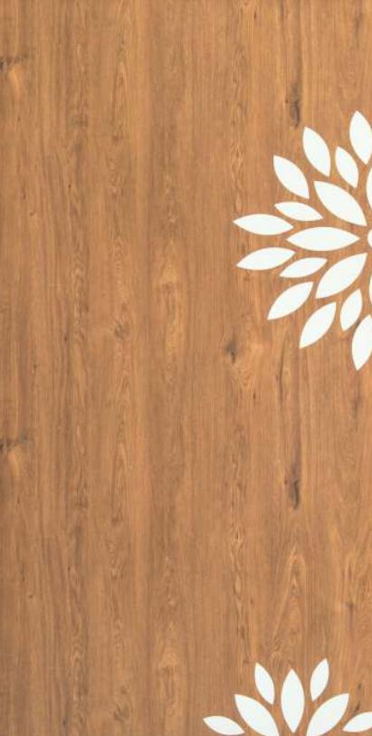 Floral Aura Wood Laminate 8x4 ft Texture 1 mm - CRV 13