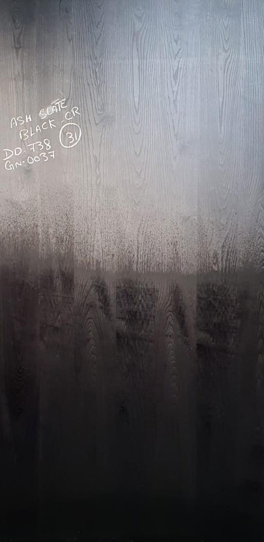 DD738 Dyed Ash Slate Black 8 ft x 4 ft Veneer - 4 mm