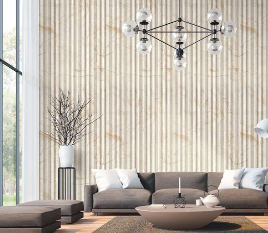Brown Paper Fluted Laminate 8x4 ft Super Matte 1 mm - DG 198