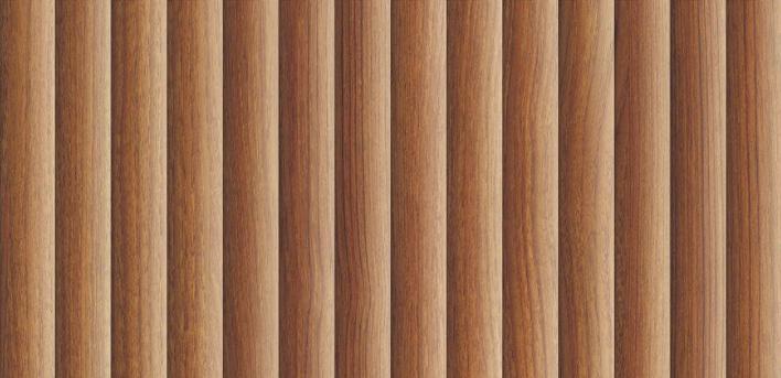 A 155 Wood Louvers Fluted Laminate 8x4 ft Matte 1 mm - DG 199