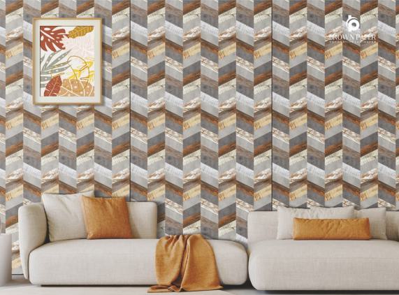 Chevron Collage Designer Laminate 8x4 ft Texture 1 mm - DG 202