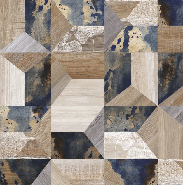 Interlock Sepia Designer Laminate 8x4 ft Texture 1 mm - DG 203