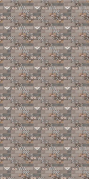 Moroccan Tiles Designer Laminate 8x4 ft Texture 1 mm - DG 205