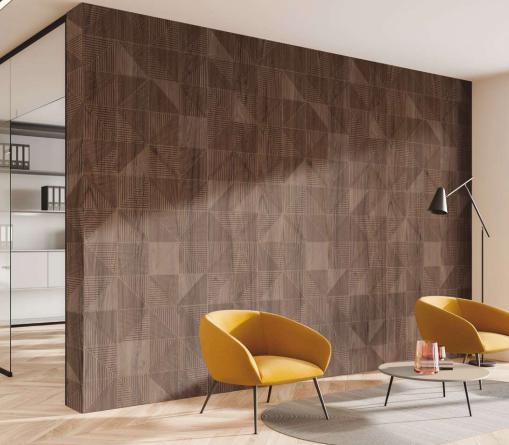 Brown Paper Wood Laminate 8x4 ft Texture 1 mm - DG 402