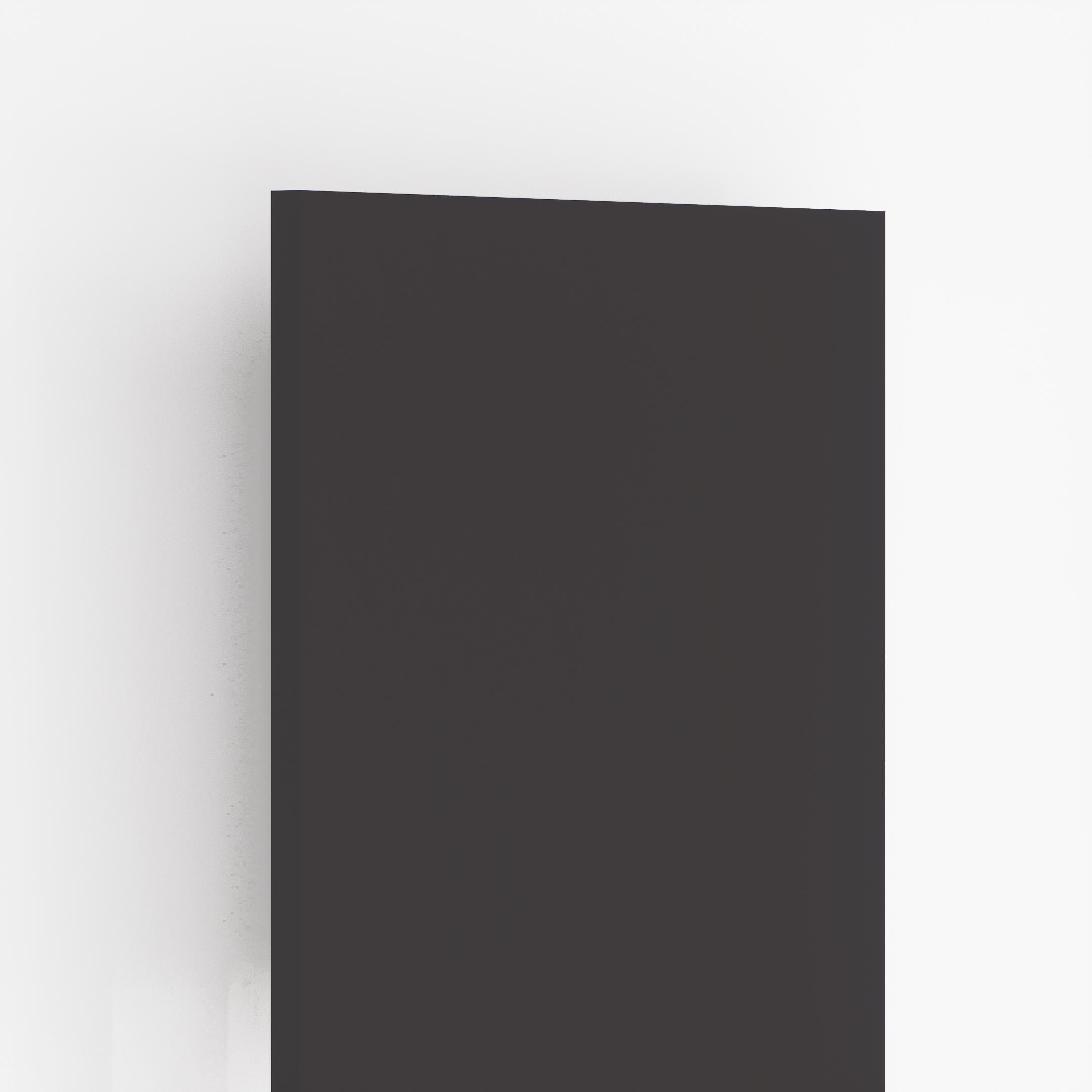 Black The One Plain Laminate 8x4 ft Glossy 1 mm - DG 610