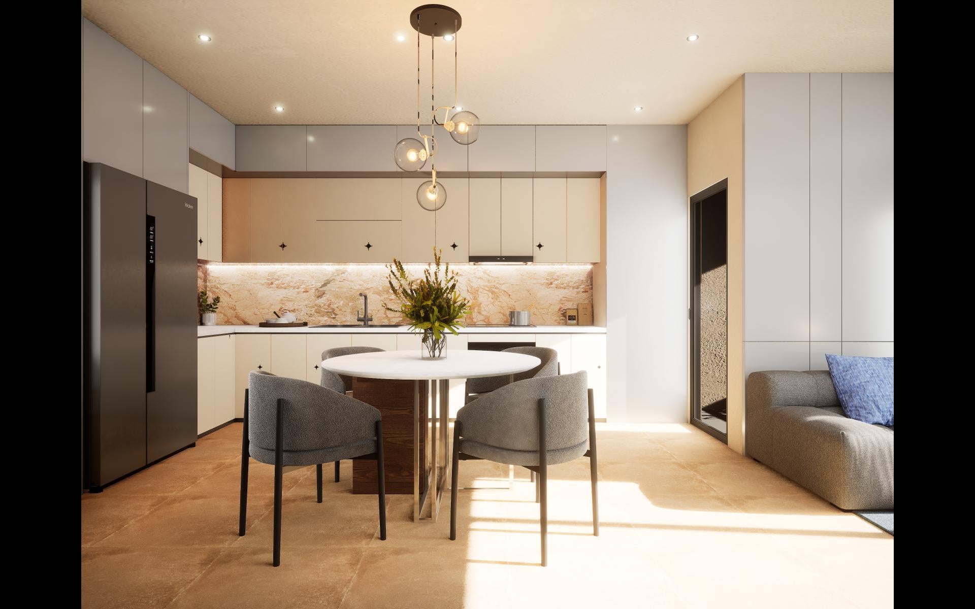 Ivory The One Plain Laminate 8x4 ft Glossy 1 mm - DG 612