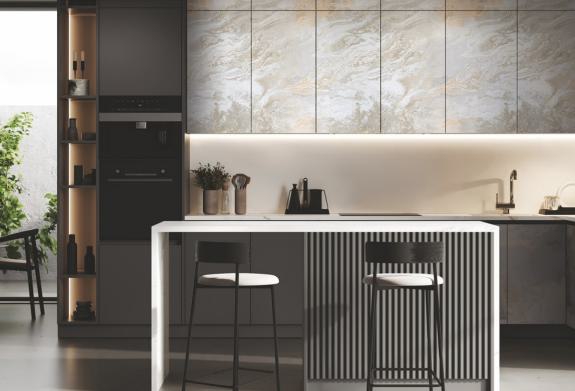 Desert Snow Marble & Stone Laminate 8x4 ft Texture 1 mm - DG 616