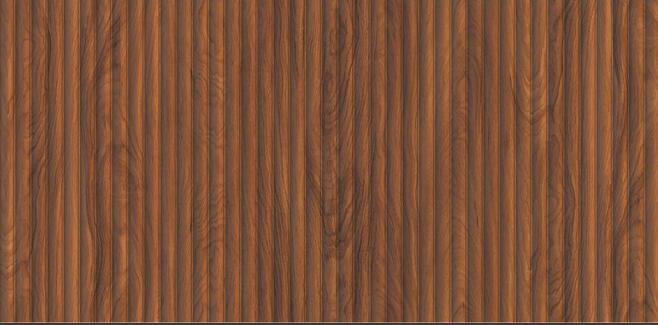 Brown Paper Fluted Laminate 8x4 ft Texture 1 mm - DG 639